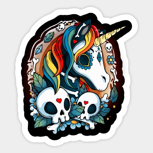 Sweet Unicorn Sticker by Vallina84